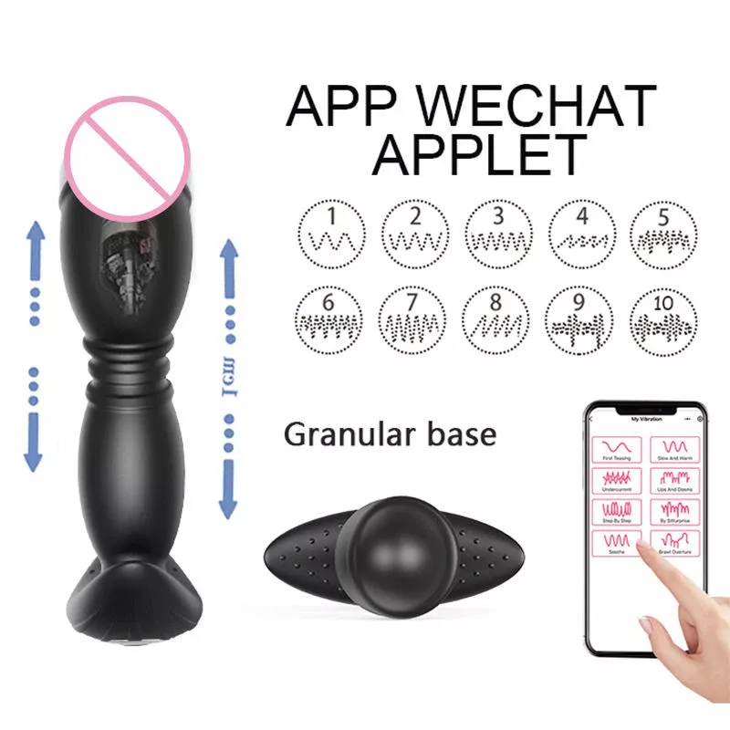 Máy Rung Tuyến Tiền Liệt Điều Khiển App 10 Chế Độ (AP001) 57