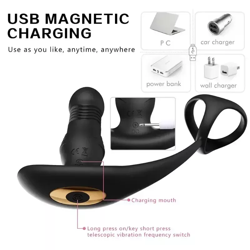 Máy Rung Hậu Môn 2 Trong 1 Điều Khiển App Xxl (C179) 65