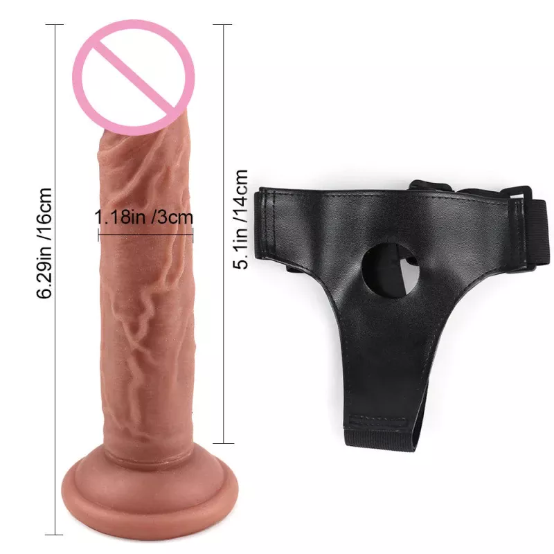 Bộ Strap-On Dương Vật Giả Kèm Nút Hậu Môn (DD008)