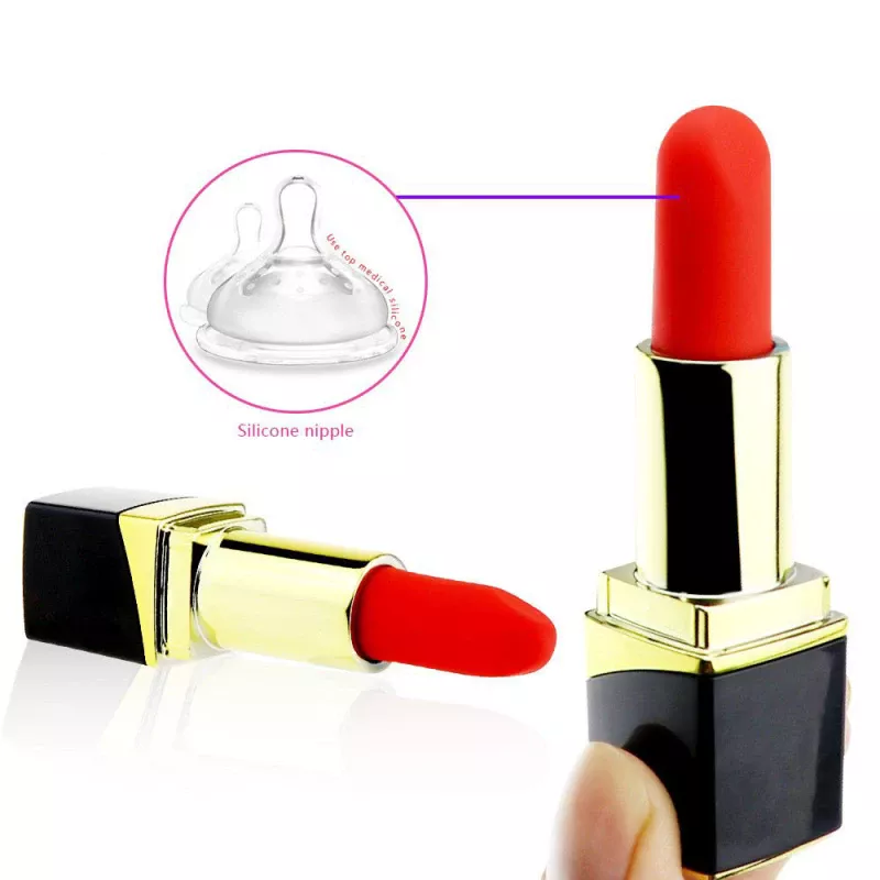 Máy Rung Mini Hình Son Môi Kích Thích Điểm G (DS036)